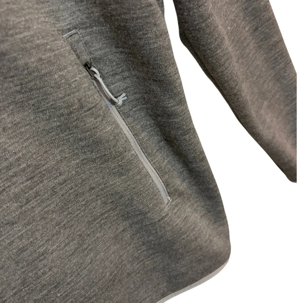 The North Face Mens 1/4 Snap Sherpa Patrol Gordon Lyons Pullover S‎ Gray Fleece